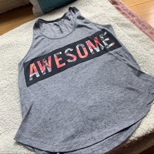 “Mighty Fine” Grey Tank